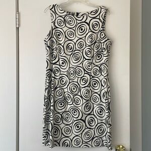 Black and white dress